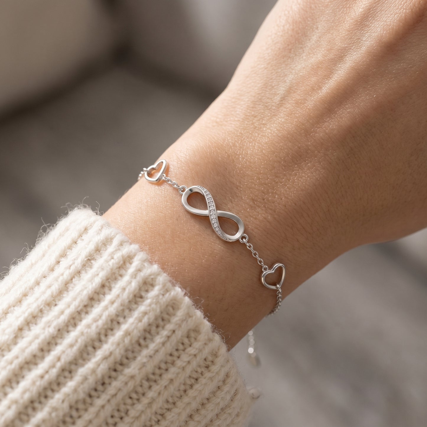 Bracelet Infini — Argent Sterling 925
