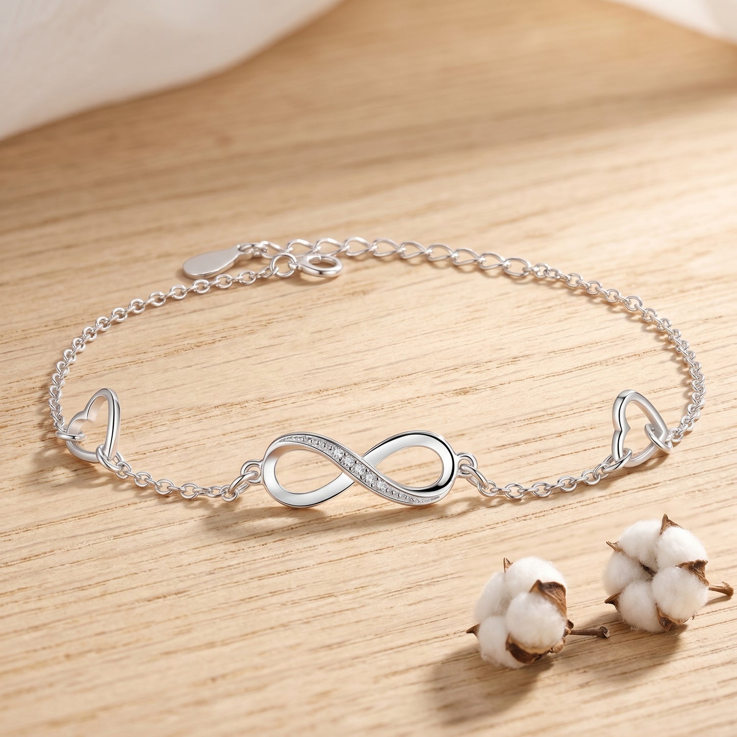 Bracelet Infini — Argent Sterling 925